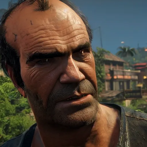 Image similar to trevor philips in uncharted 4