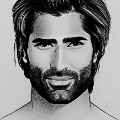 Prompt: a drawing un the style of mariano giraud