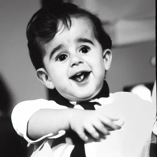 Prompt: baby Jerry Seinfeld, Godfather, 8k