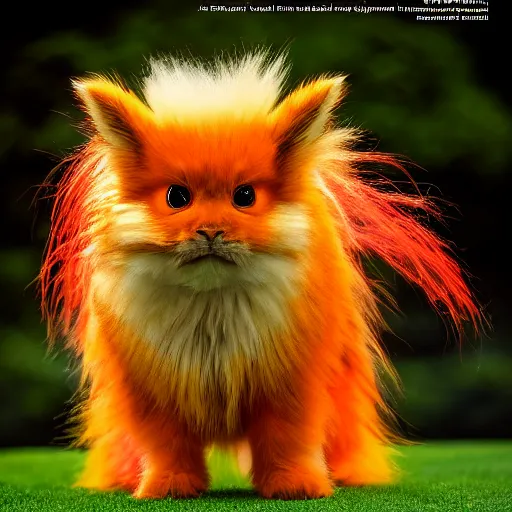 Image similar to national geographic professional photo of flareon, award winning