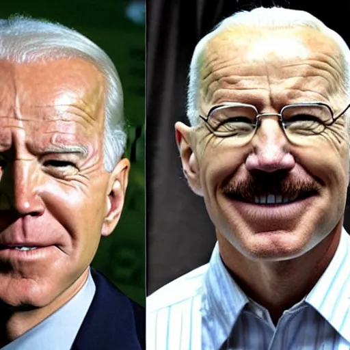 Image similar to man named walter white who looks like joe biden