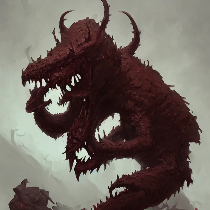Prompt: monster design, a beholder monster from dungeons and dragons by greg rutkowski, trending on artstation