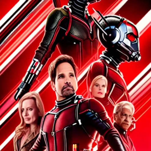 Image similar to ant-man with red hoodie, 4k realistic photo