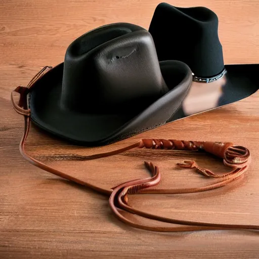 Prompt: phone wearing a cowboy hat