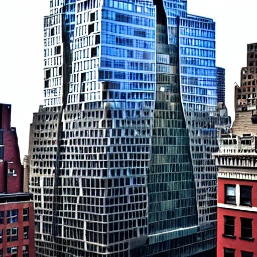 Image similar to the coolest building in new york, architecture