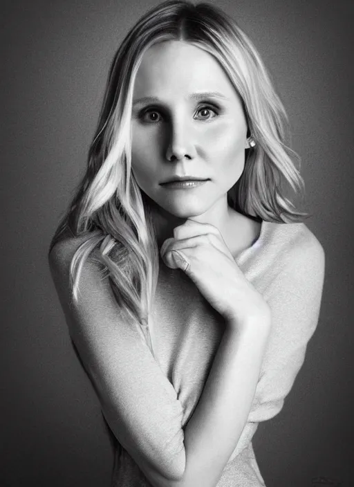 Image similar to portrait of kristen bell, highly detailed, hd, beautiful, subsurface scattering