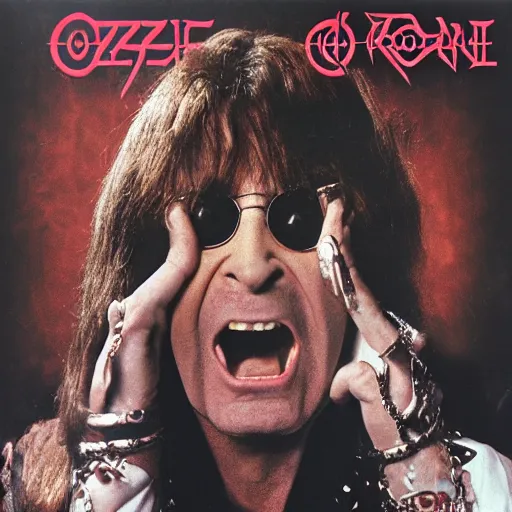 Image similar to ozzy osbourne diary of a madman album cover 8 k photorealistic
