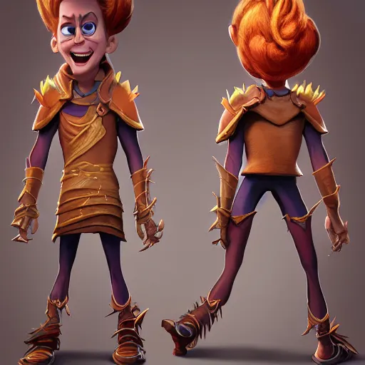 Image similar to character design sheet, jimmy neutron, fantasy, medieval, vivid colors, concept art, sharp focus, digital art, Hyper-realistic, 4K, Unreal Engine, Highly Detailed, HD, Dramatic Lighting by Brom, trending on Artstation