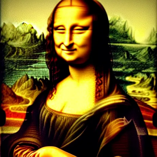 Prompt: the mona lisa with the face of a capybara