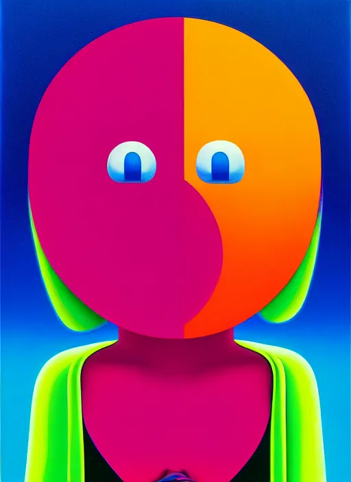 Prompt: two souls by shusei nagaoka, kaws, david rudnick, airbrush on canvas, pastell colours, cell shaded, 8 k