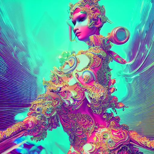 Prompt: a and w vaporwave, colorful, digital art, cosmic, 3 d high definition, trending on art station, photorealistic, high resolution, 8 k, octane, hyper detailed, insane details, intricate, elite, ornate, elegant trend, highly detailed and intricate, sharp focus, photography, unreal engine