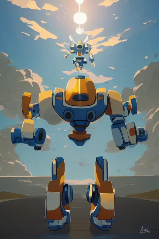 Image similar to metabots medabots medarotto medarot robot minimalist comics, behance hd by jesper ejsing, by rhads, makoto shinkai and lois van baarle, ilya kuvshinov, rossdraws global illumination ray tracing hdr radiating a glowing aura