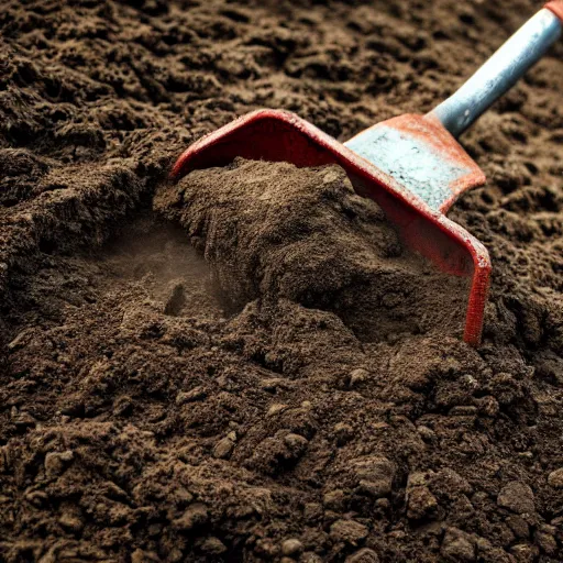 Image similar to platipus digging the ground with a shovel, realistic, professional photo, 4k, super detailed