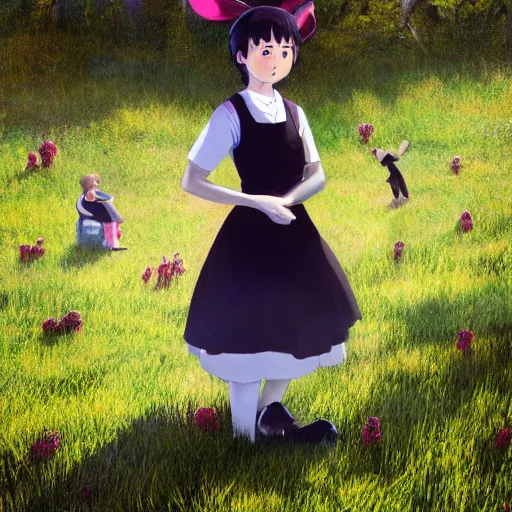 Image similar to kiki's delivery service real life photograph, 4k, high detail