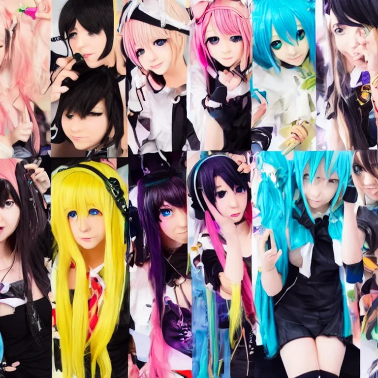 Prompt: vocaloid in real life