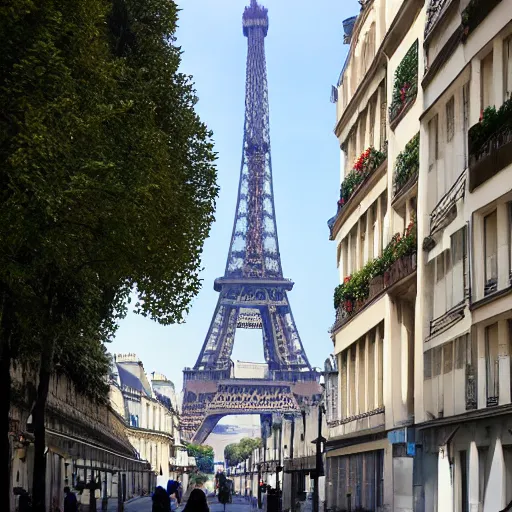 Image similar to Paris with modern architecture