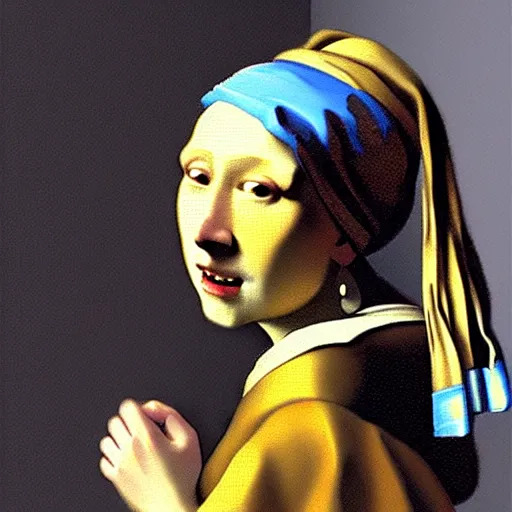 Image similar to johannes vermeer ilustration a lion, characterized by johannes vermeer, character art, sharp focus, highly detailed, artstation