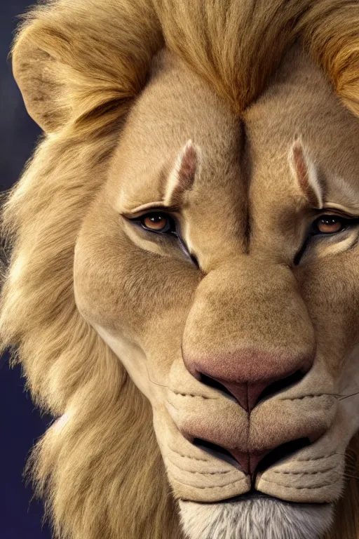 Prompt: joe biden greets simba from lion king, symmetry, awesome exposition, very detailed, highly accurate, 8 k, furry