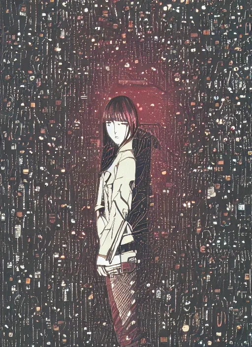 Prompt: a portrait of a cyborg in a scenic environment by asano inio