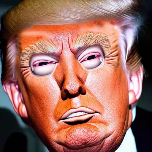 Image similar to trump with plastic surgery