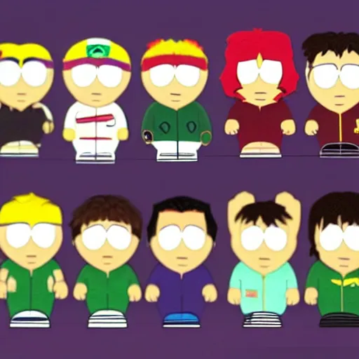 Image similar to xavi hernandez as a south park character