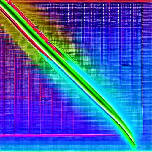 Image similar to a Simulation of a space shuttle, eddies, Colourful, CFD, Multiphase flow, hex mesh