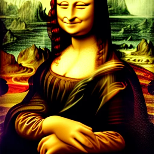 Anime Monalisa, Digital Arts by Melih Ortatepe