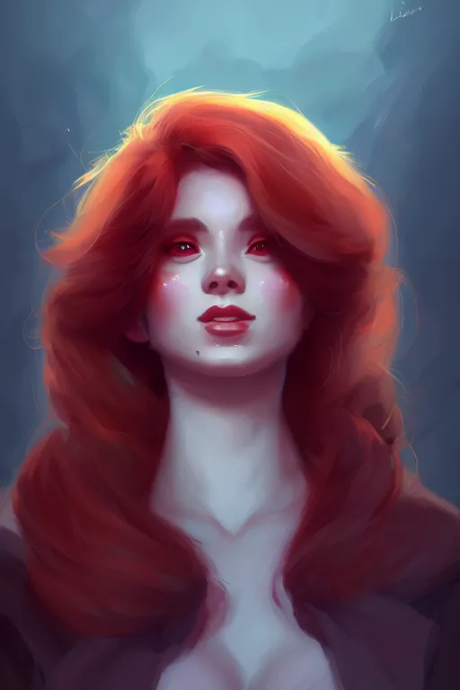 Image similar to a detailed portrait of a beautiful woman with ( red panda ) features, in professional makeup, dramatic lighting, by lois van baarle, ross tran, greg rutkowski, 4 k, trending on artstation