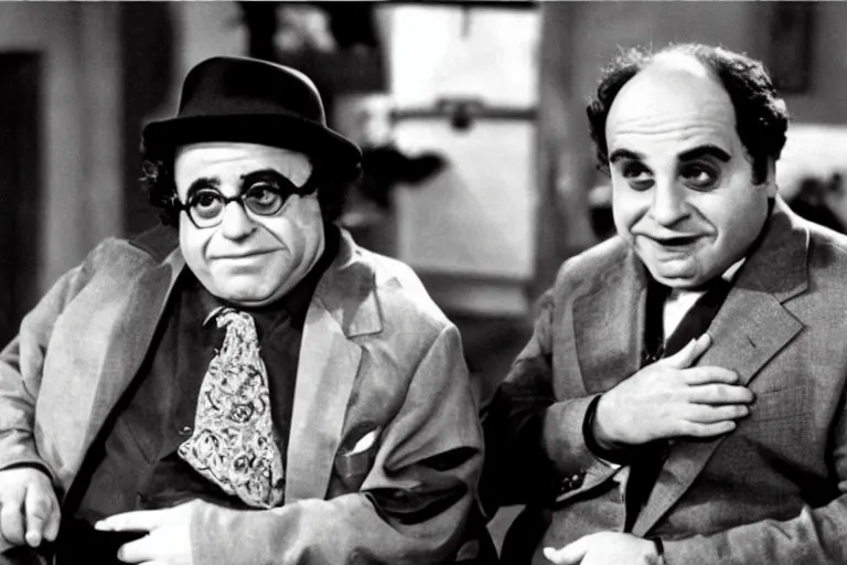 Prompt: danny devito in the marx brothers