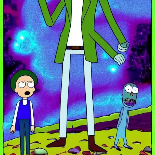 Image similar to rick & morty