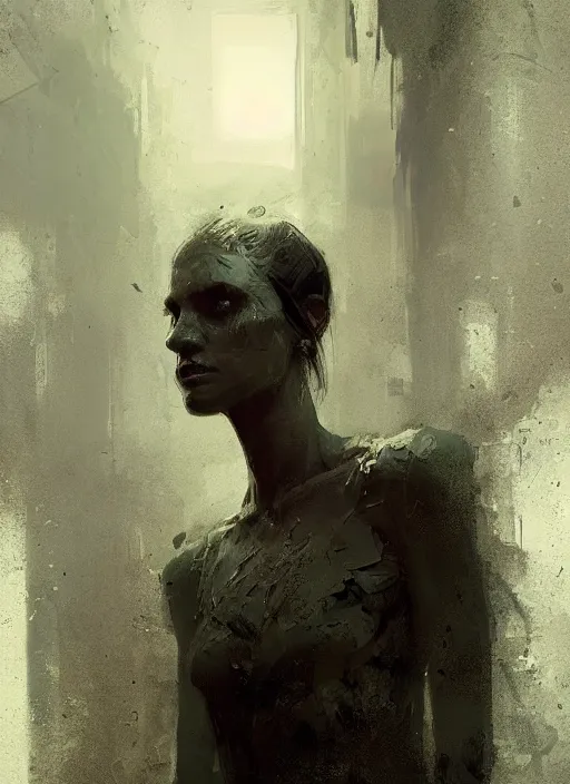 Prompt: monster, beautiful face, rule of thirds, intricate outfit, spotlight, by greg rutkowski, by jeremy mann, digital painting