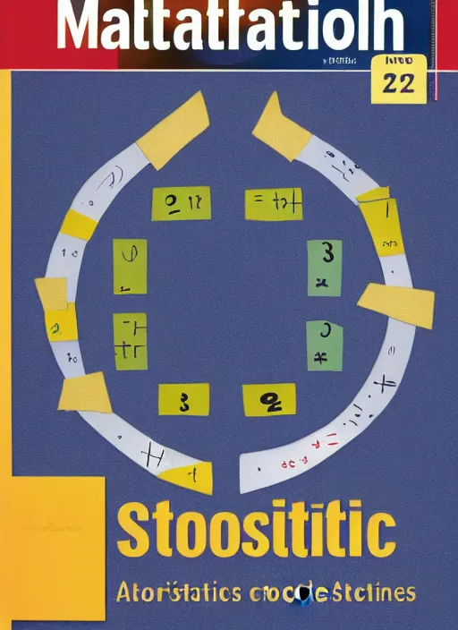 Prompt: Math textbook cover. Stochastic processes. 2022 edition