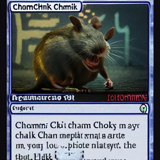 Prompt: chomik the rat