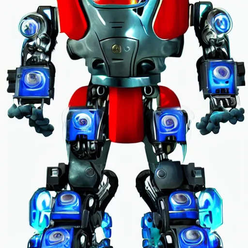 Image similar to Bionicles character with the face of Joe Biden