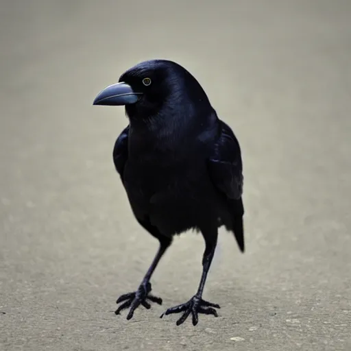 Image similar to crow in red headphones