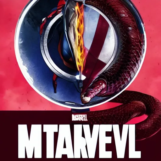 Image similar to poster for the next marvel movie: feminist snake