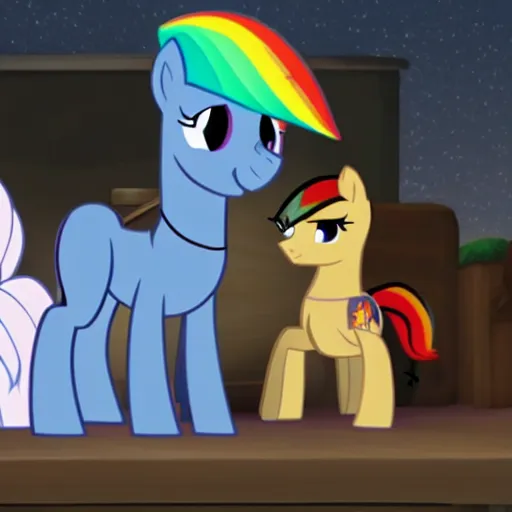 Prompt: Jean Luc Picard starring in My Little Pony