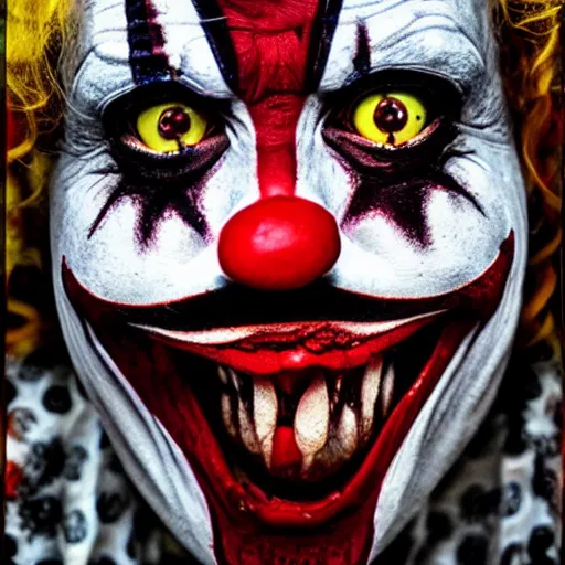 Image similar to scary clown