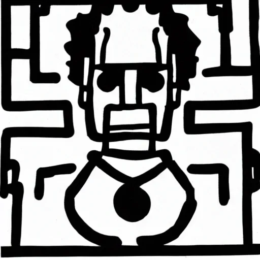 Prompt: symmetrical human portrait of bart simpson, grainy high contrast black and white photography photo print ilford warm tone