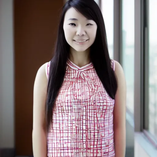 Prompt: photorealistic photo of a chinese canadian girl wearing a everyday dress