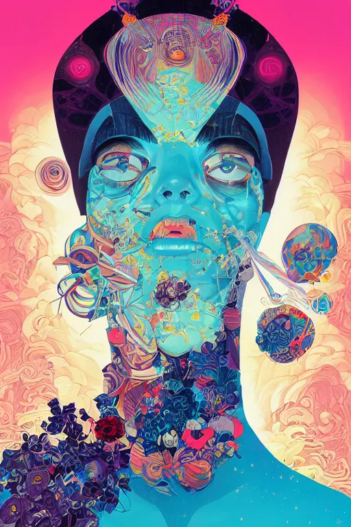 Prompt: portrait of godel's completeness theorem, by tristan eaton, victo ngai, peter mohrbacher, artgerm,