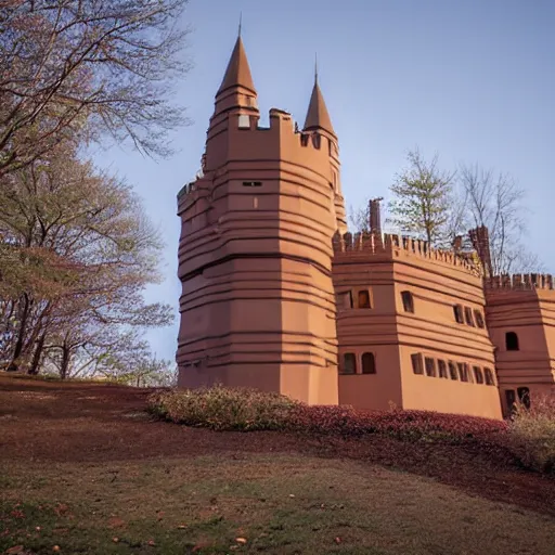 Image similar to Castle designed by Frank Llyod Wright. AF-S NIKKOR 10-200mm F2.8G ED.