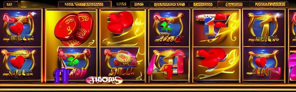 Image similar to ultra realistic slots casino game