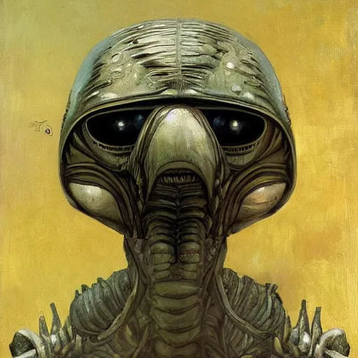 Image similar to alien by repin