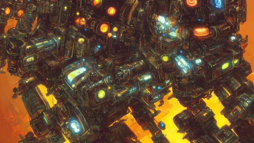 Image similar to a machine conjuring!!! an image!!! from of noise!!!, by chris foss, john berkey, and diego gisbert llorens, cinematic closeup!!, accurate facial details, colorful, intricate, chaotic, fantasy realism, hopeful, 8 k render, volumetric lighting