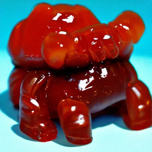 Prompt: tardigrade haribo gummy bear