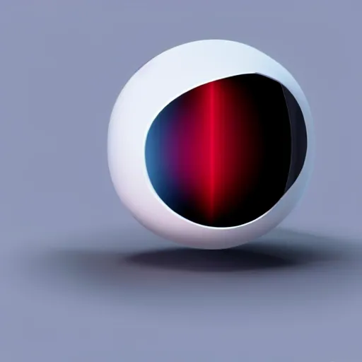 Image similar to concept art of spherical futuristic smartphone, minimalistic design, high performance