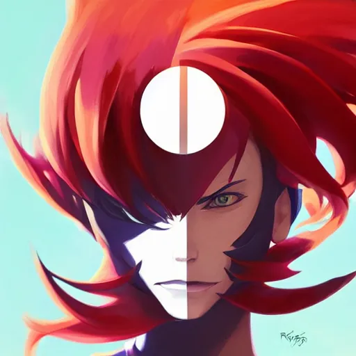 Image similar to face icon stylized minimalist bleach, loftis, cory behance hd by jesper ejsing, by rhads, makoto shinkai and lois van baarle, ilya kuvshinov, rossdraws global illumination