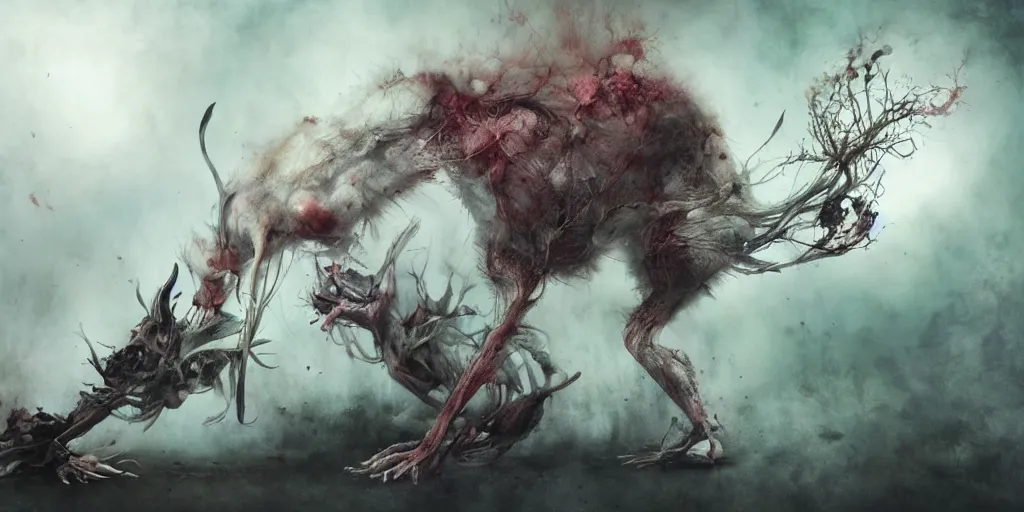 Image similar to The end of an organism, by ryohei hase