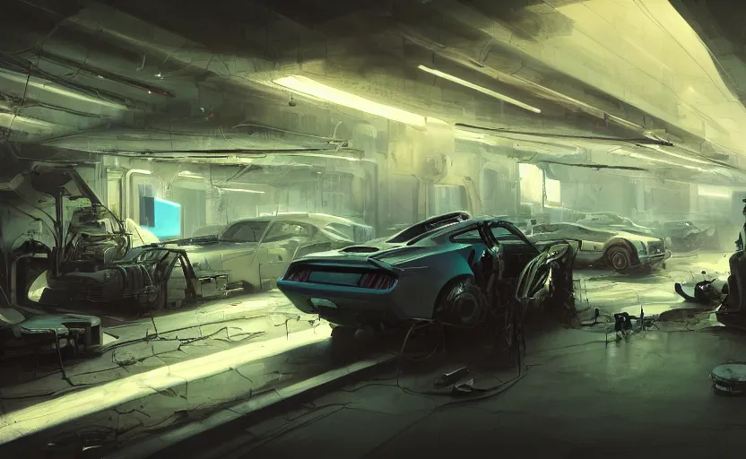 ArtStation - The Neon Garage